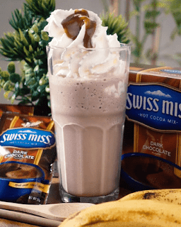 How to make Swiss Miss Banana Chocolate Smoothie