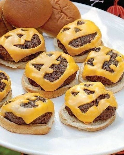 Hambúrguer de Halloween