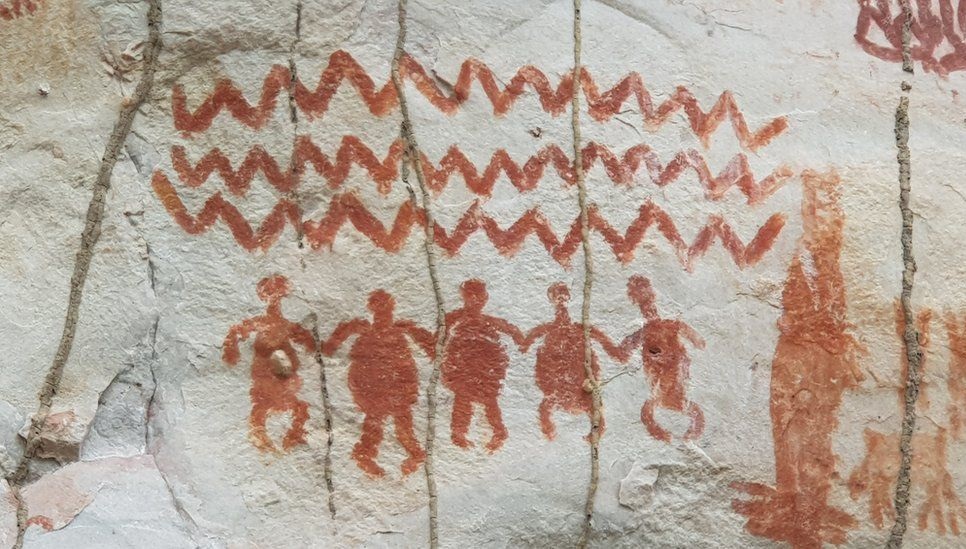 Discovery of Inscriptions on Northern edge of the Amazon River depicts giant Ice Age creatures