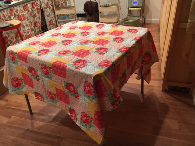 Making A Tablecloth For Card Table, Card Tablecloth