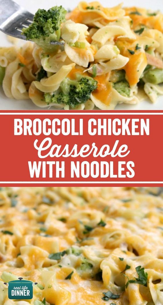 BROCCOLI CHICKEN CASSEROLE WITH EGG NOODLES - Good Eat