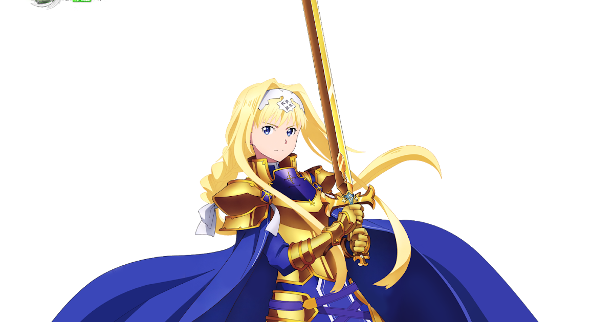 Sword Art Online:Alice Schuberg Kakoii Sword Pose HD Render | ORS Anime