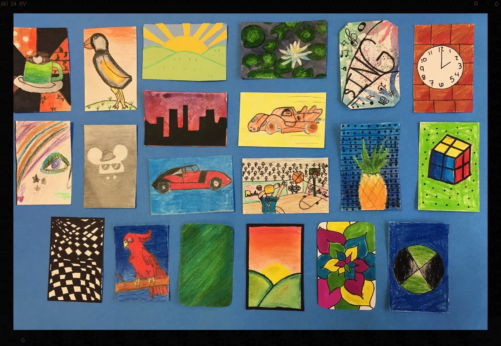 Sixth Grade Art with Mrs. Baxter: Artist Trading Cards, Second Semester ...
