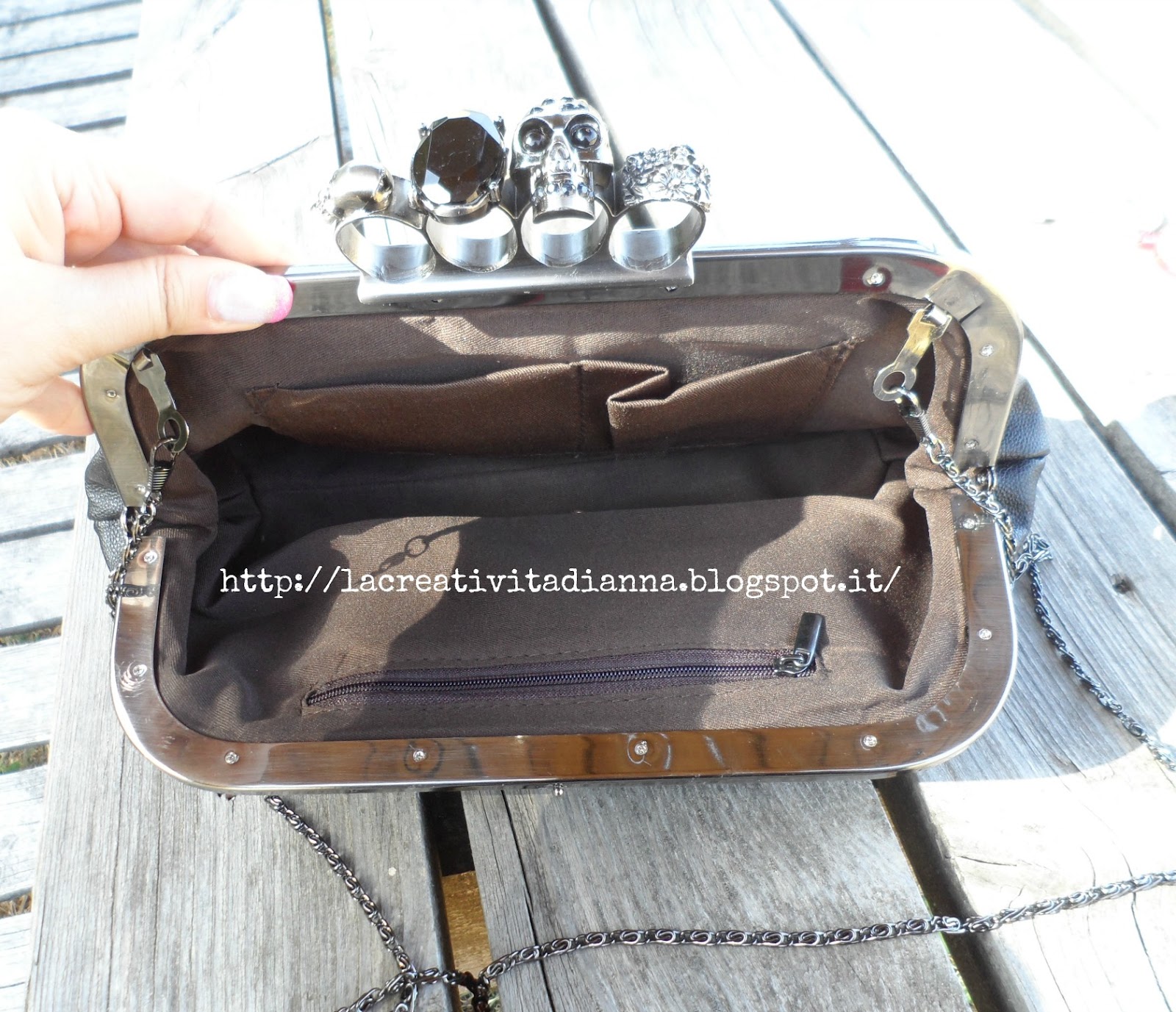 La Creatività di Anna!!! OASAP CLUTCH BAG & EARRINGS ANGEL WING.