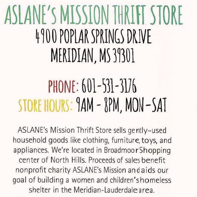 ASLANe's Mission Thrift Store