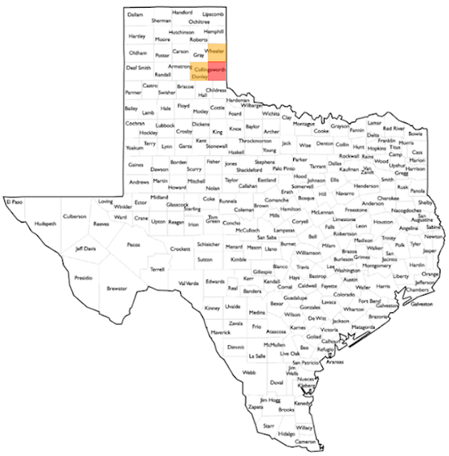 Retiring Guy's Digest Population loss in Texas Collingsworth County