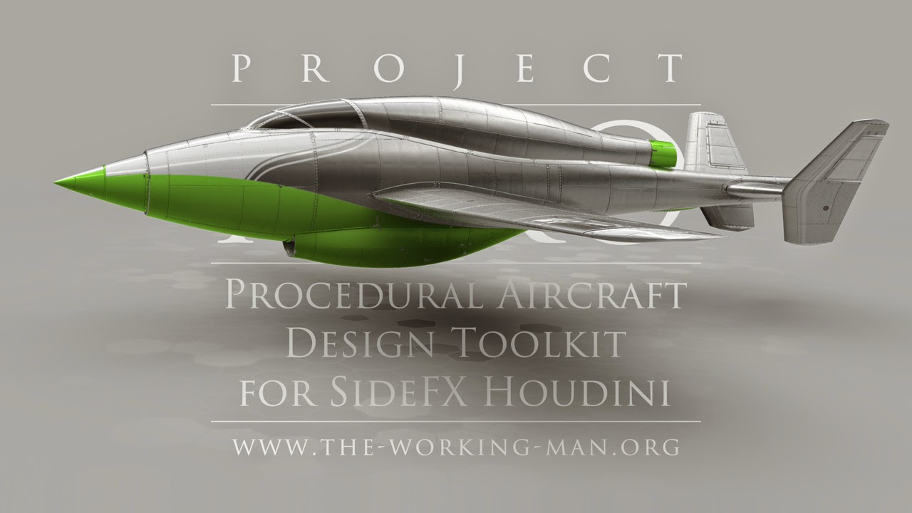 Project Aero: Procedural Aircraft Design Toolkit for SideFX Houdini