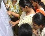 Girls are watching their result