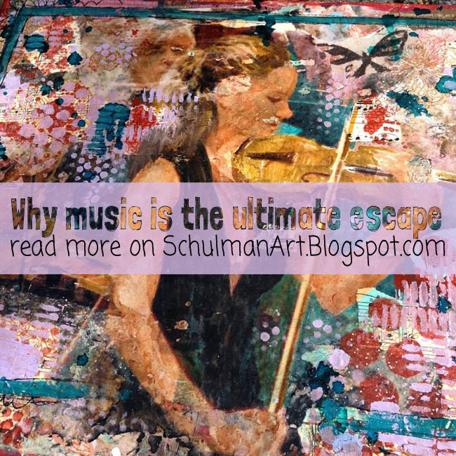 musical art | violin art | http://schulmanart.blogspot.com/2016/03/3-reasons-why-music-is-ultimate-escape.html