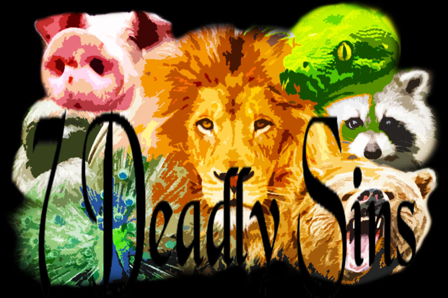 Charlie Mckeown ALevel Graphics 7 Deadly Sins Animal Representation