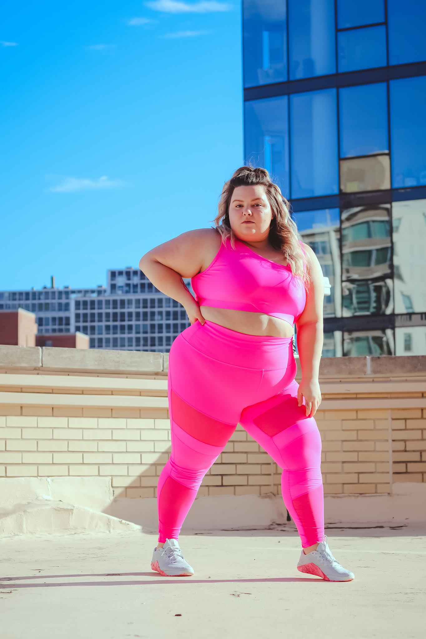 Chicago Plus Size Petite Fashion Blogger model Natalie Craig Natalie in the City shares how does Fabletics VIP work