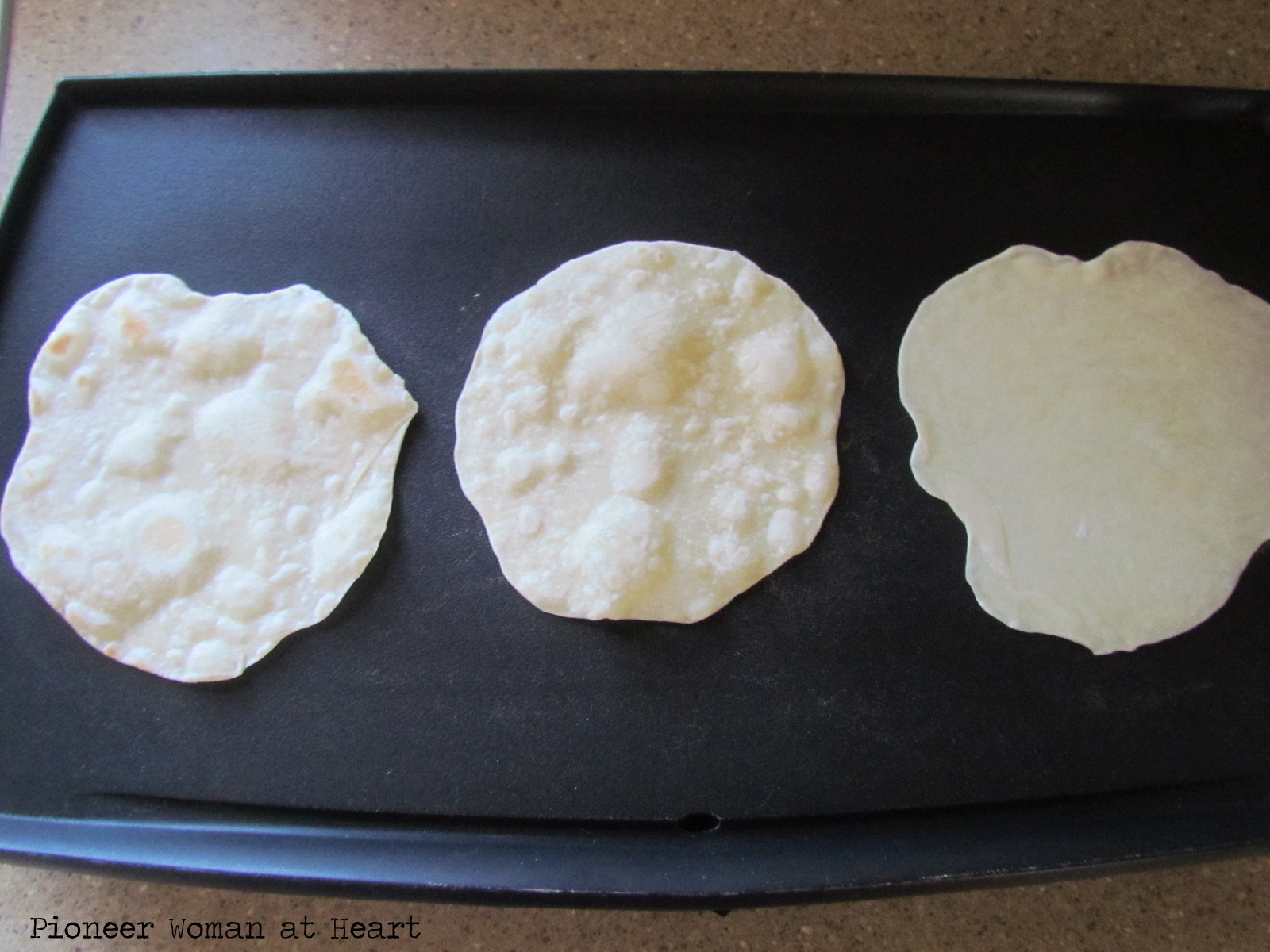 Pioneer Woman at Heart Homemade Flour Tortillas with Lard From Pile