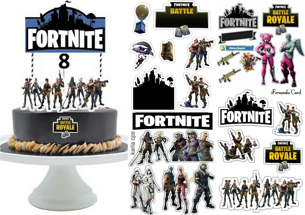 Fortnite Free Printable Cake Toppers Oh My Fiesta For Geeks