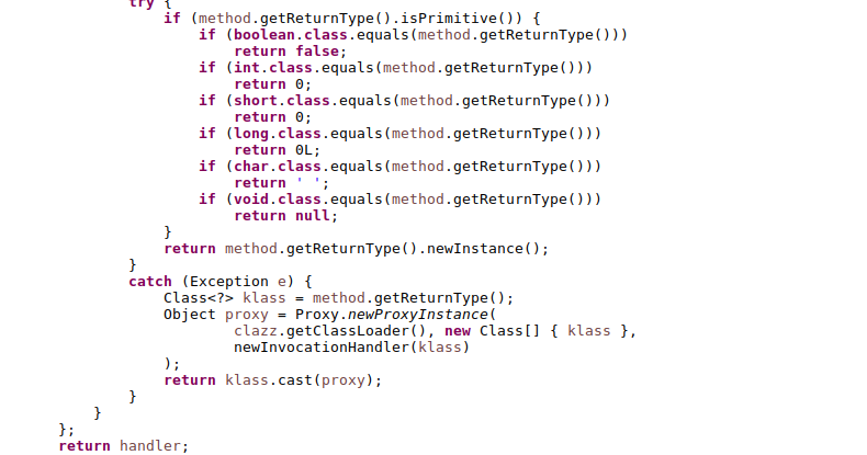 Blog 1307723433353: How to create instance of Java interface returning ...