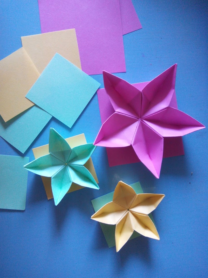 22+ Cara Membuat Bunga Dari Origami