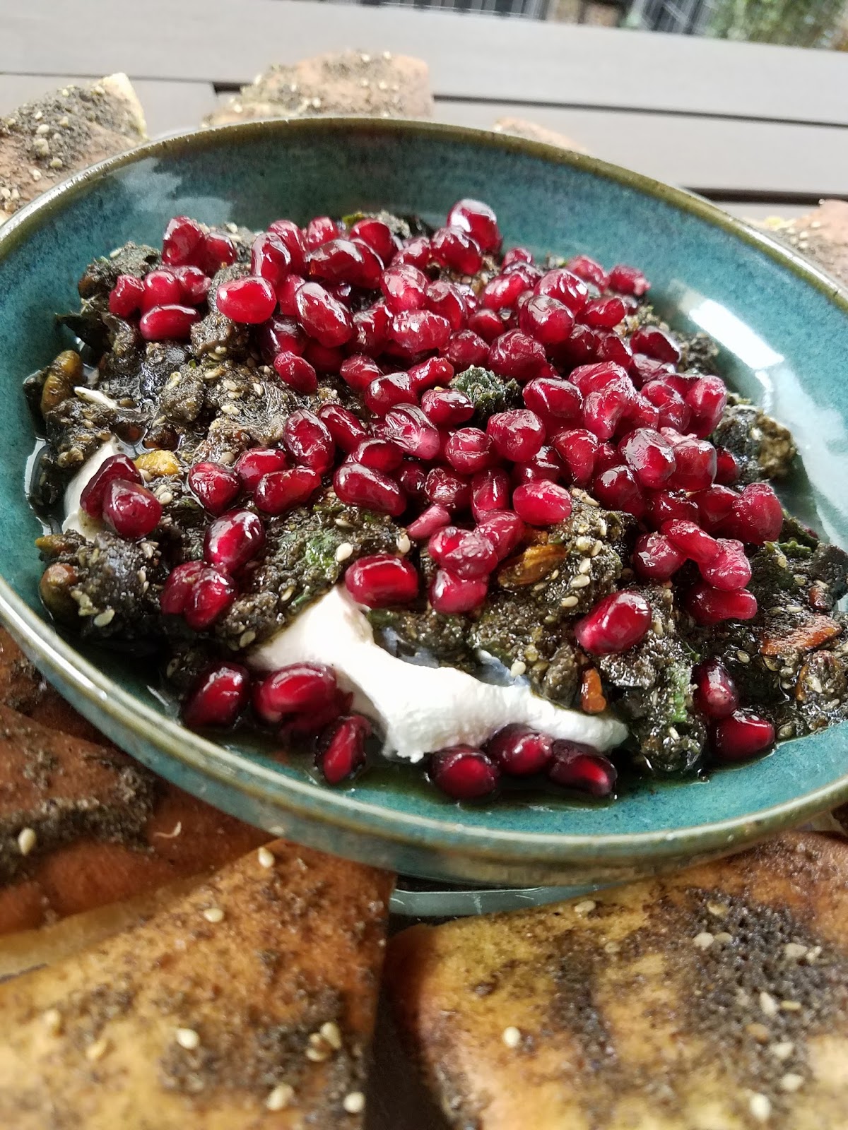 All Dolled Up Labneh Dip and Zaatar Pita Chips A Healthy Mediterranean