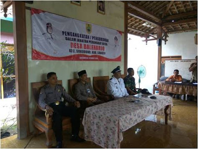 PENGUKUHAN PERANGKAT DESA BALEHARJO