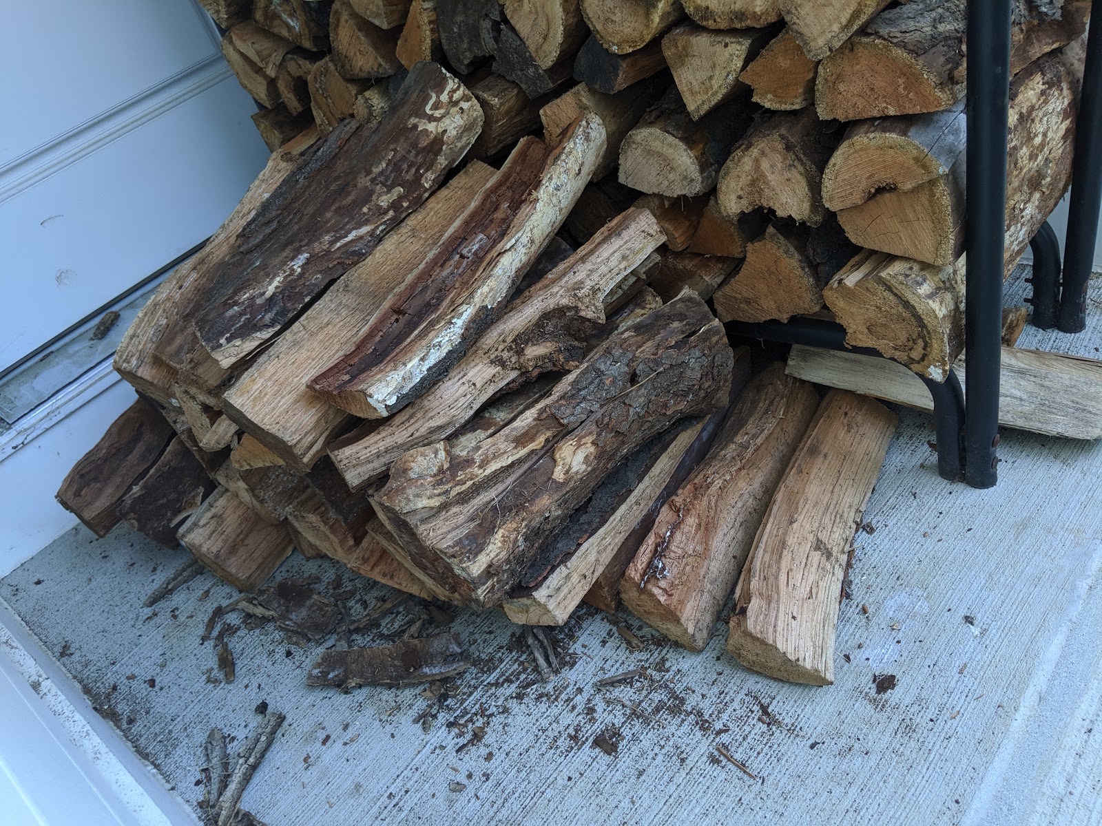 Firewood Delivery Of Cherry and Birch Face Cords October 2019
