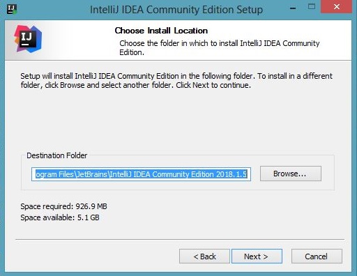 IntelliJ IDEA Community Edition Setup-Choose Location-Kotlin