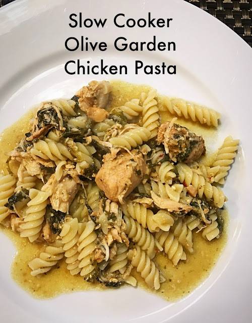 Slow Cooker Olive Garden Chicken Pasta Julie's Creative Lifestyle