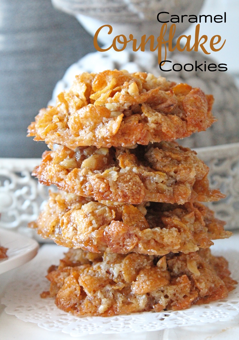 Caramel Cornflake Cookies Threadbare Creations