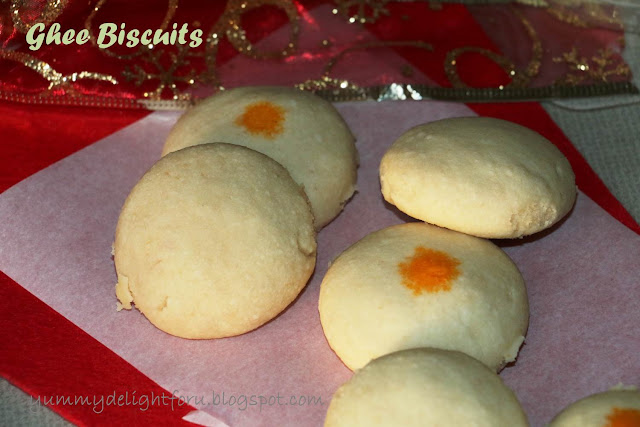 Ghee cookies/biscuits recipe