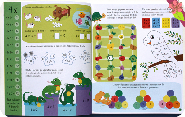 Cahier d’activité : Les multiplications - Usborne Cahier d’activité : Les multiplications - Usborne