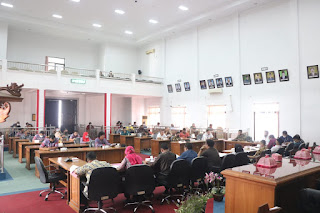 Foto : Situasi gedung DPRD Pacitan