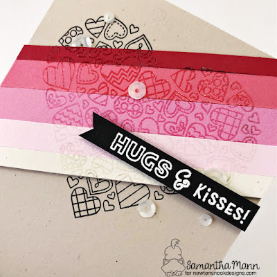 Heartfelt Collection Cards by Samantha Mann for Newton's Nook Designs, Heart Shaped, Card, Cardmaking, Distress Inks, Ink Blending, heat embossing, Die Cuts, #newtonsnook #newtonsnookdesigns #shapecard #heartshape #heatembossing #diecuts