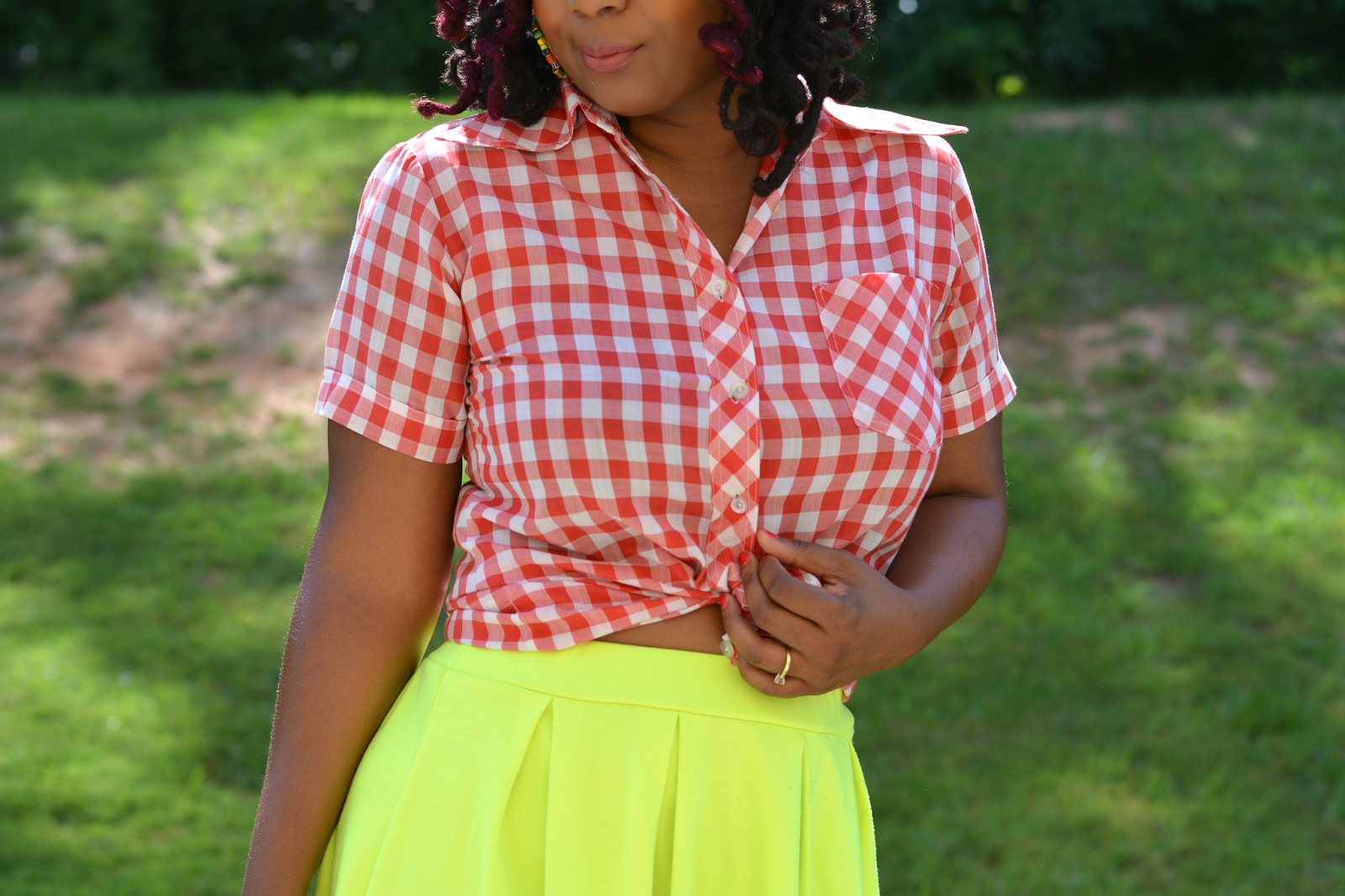 gingham shirt pinterest