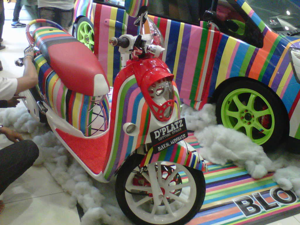 Koleksi Modifikasi Body Motor Scoopy Terkeren Fire Modif