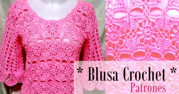 Blusa Crochet con Patrones y