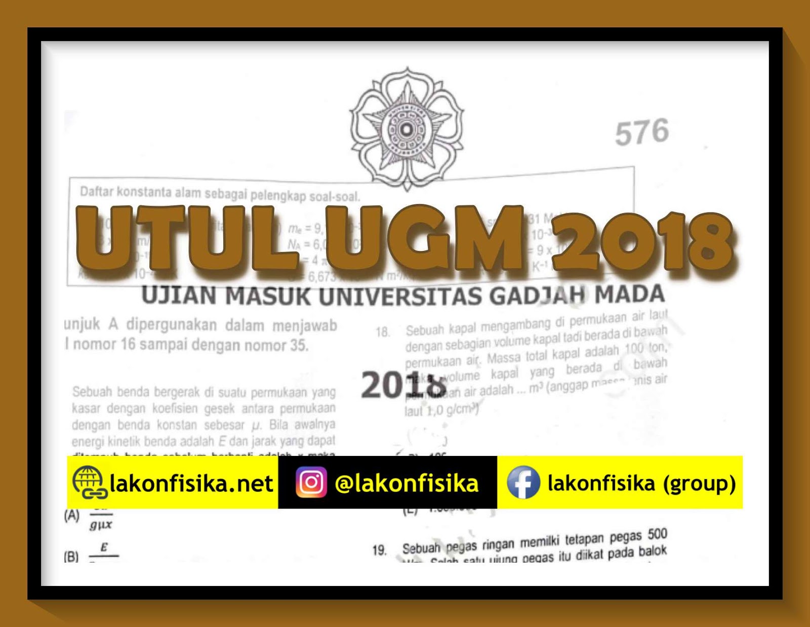 Get Kunci Jawaban Utul Ugm 2017 Gif