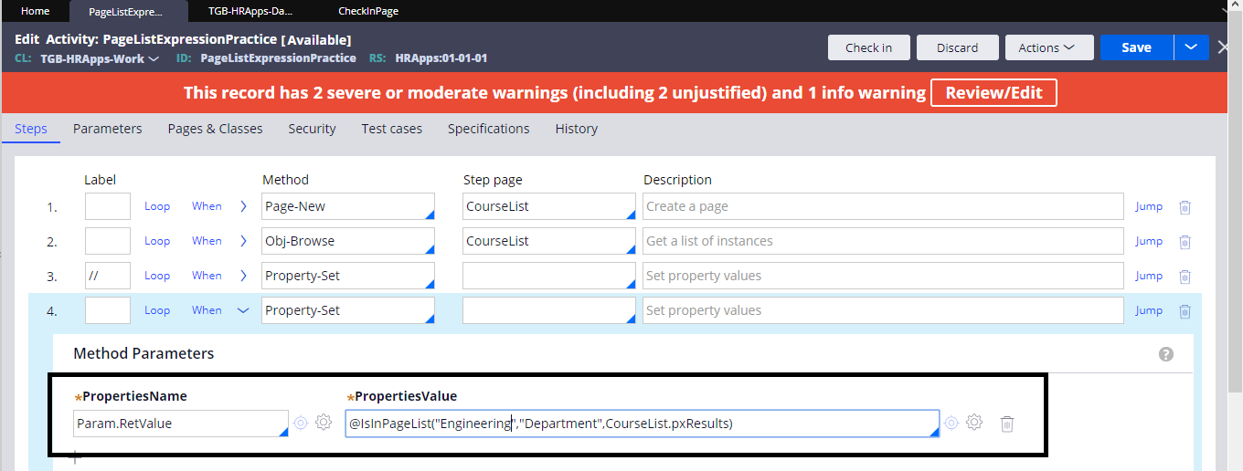 Pega Learnings Page List expression Part 2