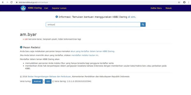 Arti Kata "Ambyar" yang Lagi Trending Arti Kata "Ambyar" yang Lagi Trending