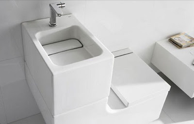 decora y disena: Diseño de Baño Compacto: Ahorro de Agua y Espacio