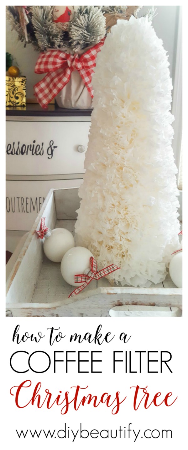 How to Make a Coffee Filter Tree DIY Beautify Creating Beauty at Home