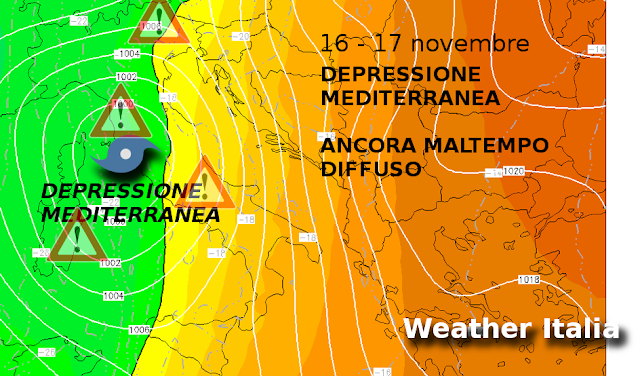 Elaborazione meteo weather Italia