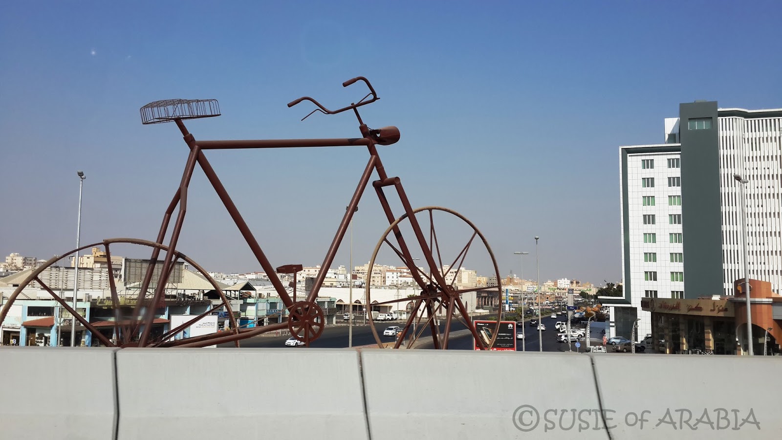 Jeddah Daily Photo Jeddah Bicycle Sculpture