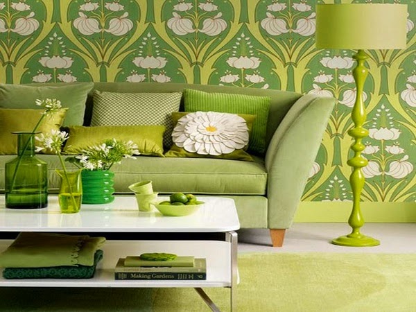 Green color in decoration