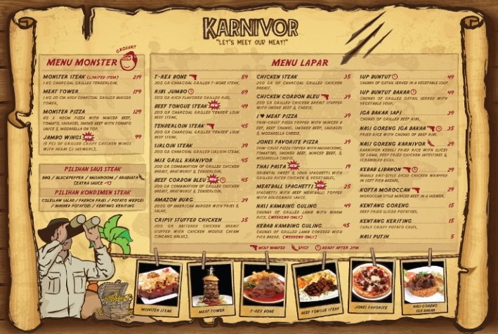 Wisata Kuliner Bandung - Karnivor Resto Bandung - Hekter Dunia