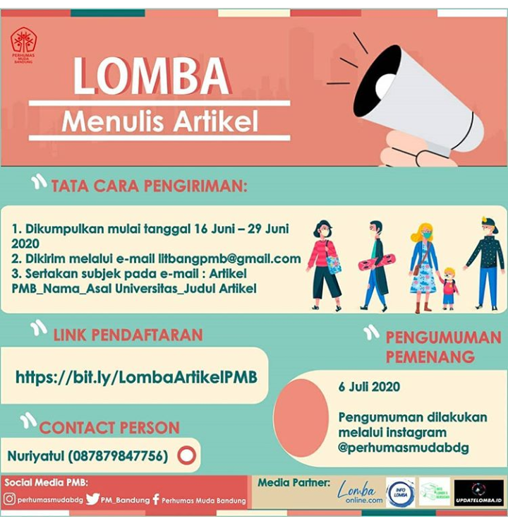 Lomba Menulis 2020 Lomba Menulis Artikel (Gratis
