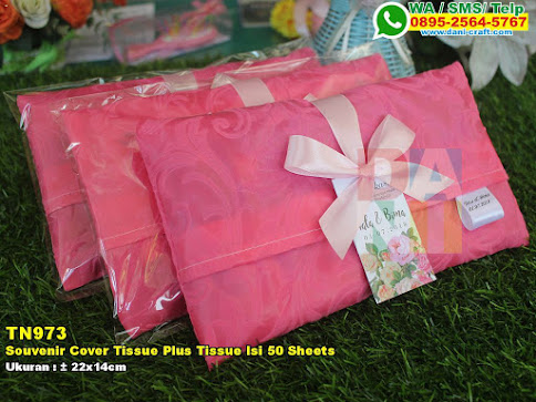 Souvenir Cover Tissue Plus Tissue Isi 50 Sheets