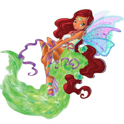 Hình ảnh hoạt hình dễ thương của tiên nữ Winx Layla