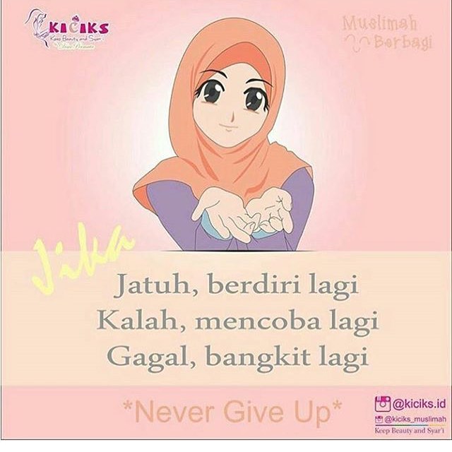 85 Gambar Kartun Muslimah Cantik Imut Bercadar Sholehah Lucu Teknotips