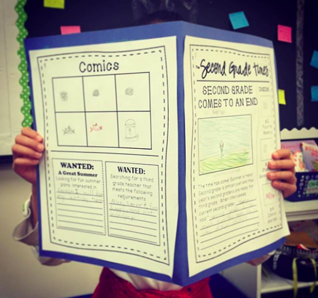 This is a meaningful, creative writing activity for the end of the year! Students use all those writing skills they learned throughout the year to write about how they feel about the end of the year, their favorite memories, and advice for next year's students.