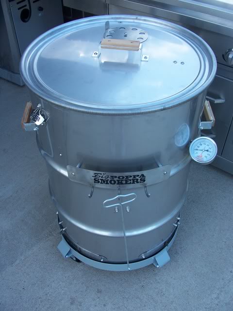 BPS SS Drum Smoker Kit  Stainless Steel Drum Smoker Kit