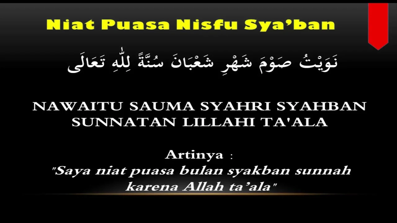Niat dan Cara Berpuasa Nisfu Syaban