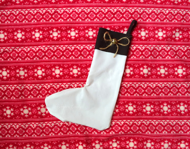 DIY No Sew Christmas Stocking