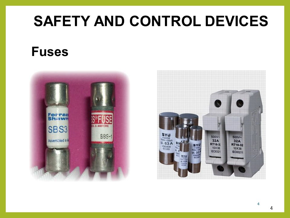 SAFETY AND CONTROL DEVICES ,Fuses And Circuit Breaker Part 66 Preparation